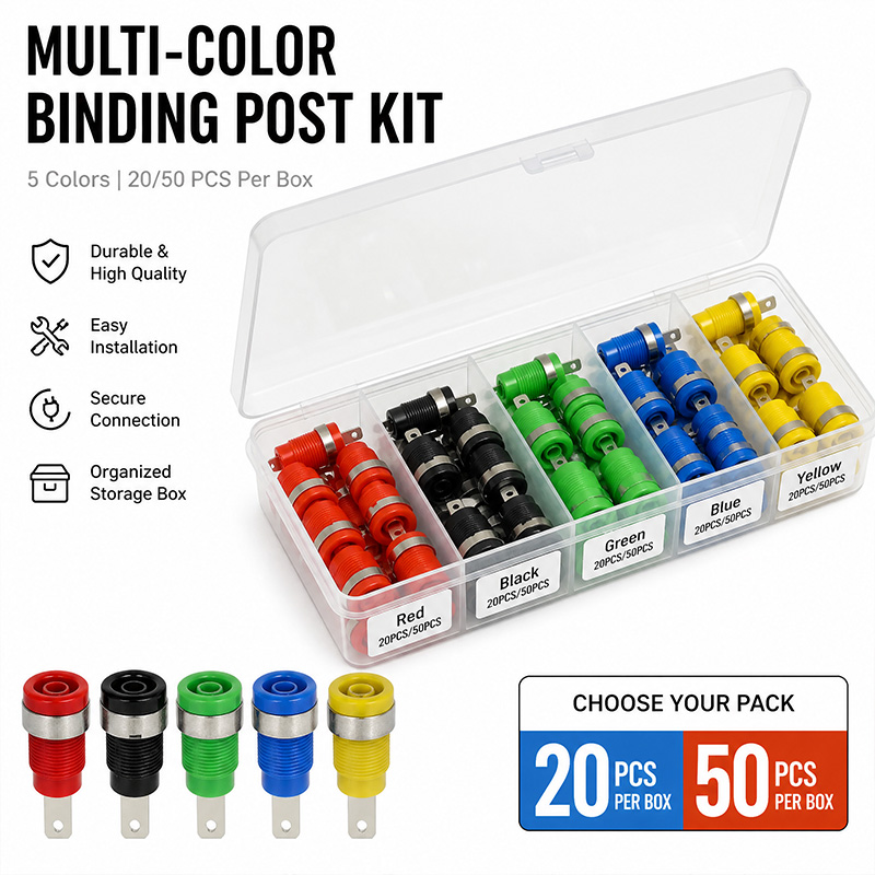 Diy Audio Electronics Kit - 멀티 컬러 바인딩 포스트 키트 20/50Pcs