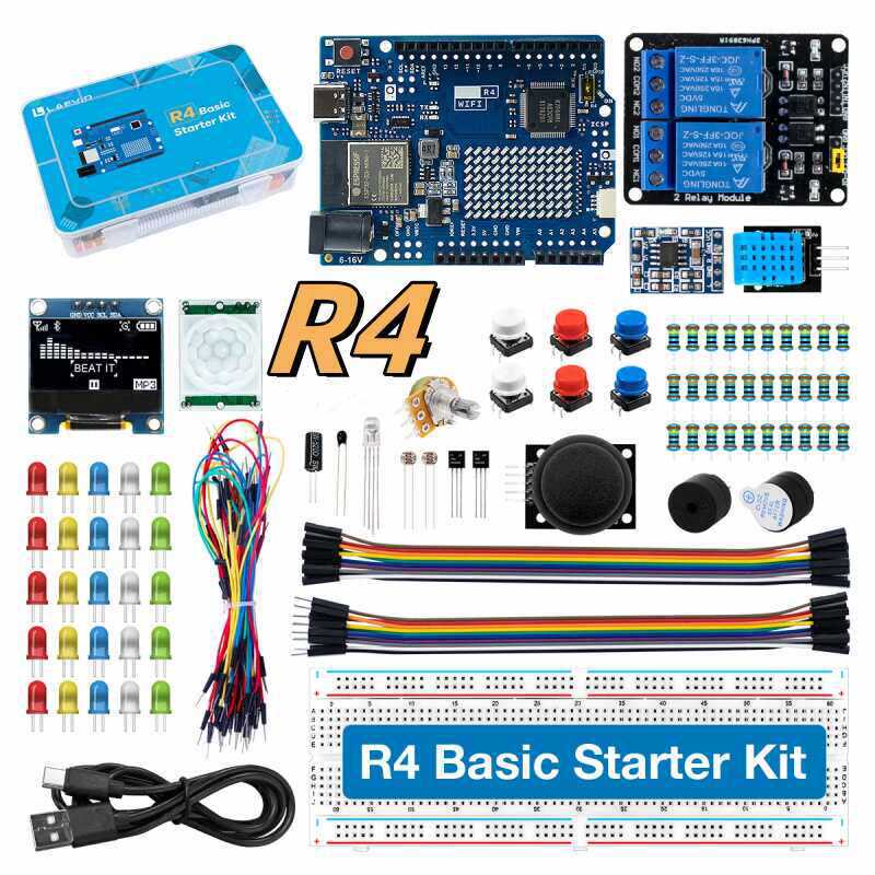 Diy Electronics Learning Kit - UNO R4 WiFi 호환 개발용 스타터