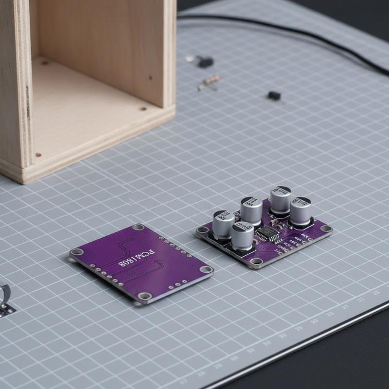 Diy Audio Electronics Kit - 신형 24비트 PCM1808 스테레오 ADC 모듈