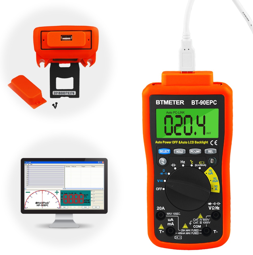 Logic Analyzer Usb - BT-90EPC 디지털 멀티미터 자동 범위 4000