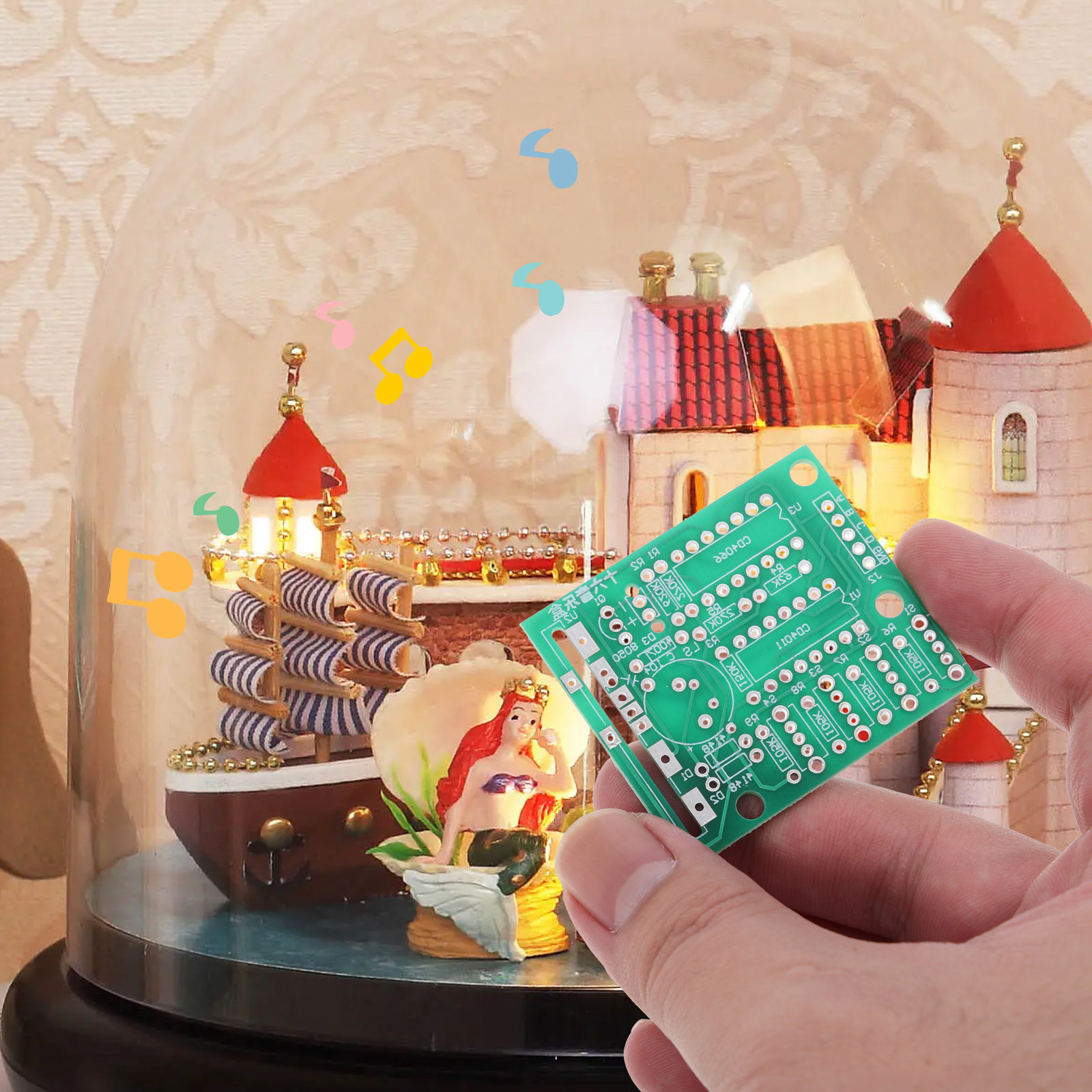 1세트 DIY 뮤직 박스, 전자 부품, 납땜 연습용 회 - Diy Electronics Box 리뷰 및 가격