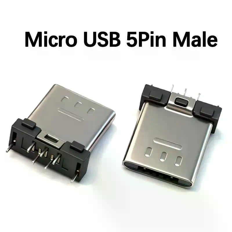 10Pcs 7.8mm 클립 보드 마이크로 USB 5핀  - Diy Electronics Shop 리뷰 및 가격