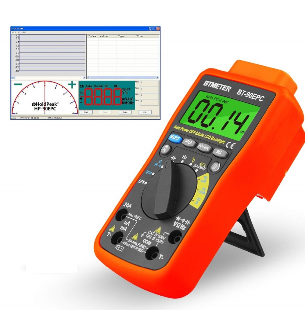 BT-90EPC 디지털 멀티미터 자동 범위 4000 카 - Logic Analyzer Usb 리뷰 및 가격